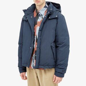 Kenzo Duvet Down Jacket Size L Mens Blue Defect NWT